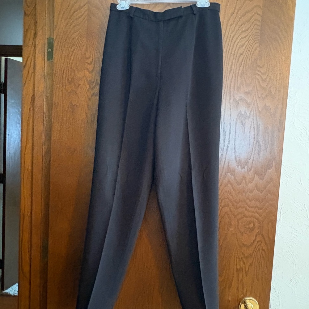 Jones New York Women's Black Straight Leg Pants